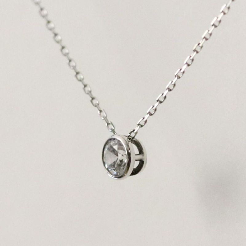 ダイヤペンダントネックレスジュエリーリフォームｒｆp0687ｎｃｔ030ｐｔ横