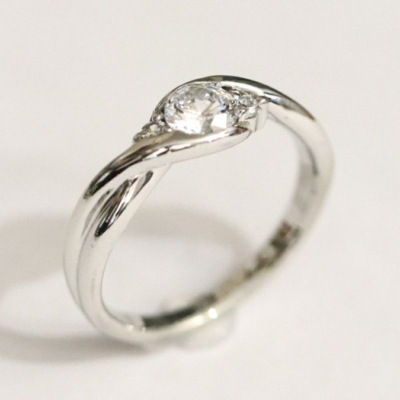婚約指輪ジュエリーリフォームｒｆｑ2283cｔ030ｐｔ斜め