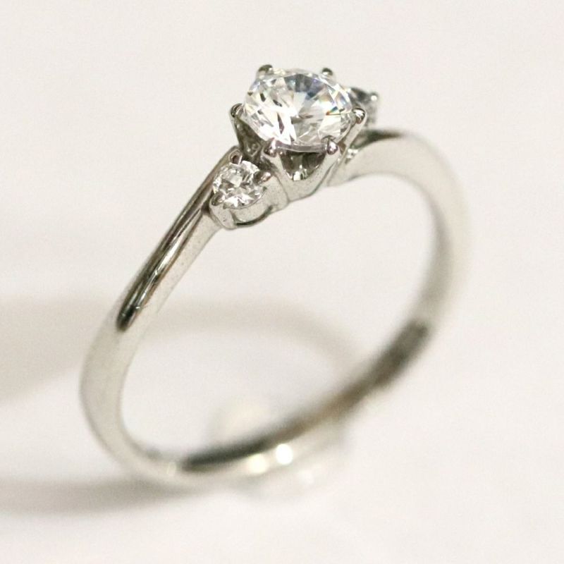 婚約指輪ジュエリーリフォームｒｆｋ0496cｔ030ｐｔ斜め