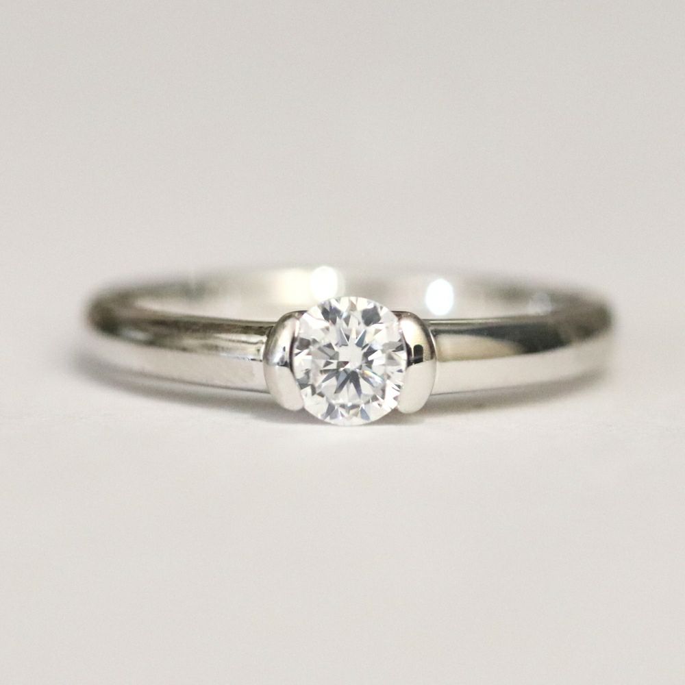 婚約指輪ジュエリーリフォームｒｆｑ4281ｃｔ030ｐｔ正面