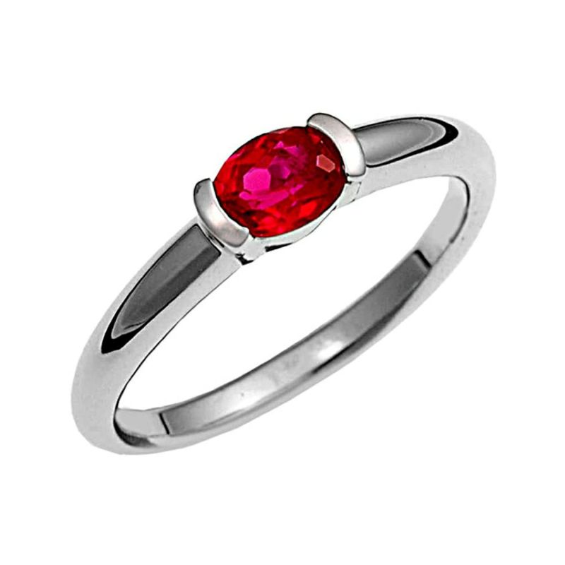 ルビーの指輪ジュエリーリフォームｒｆa0410-090ｐｔ斜め