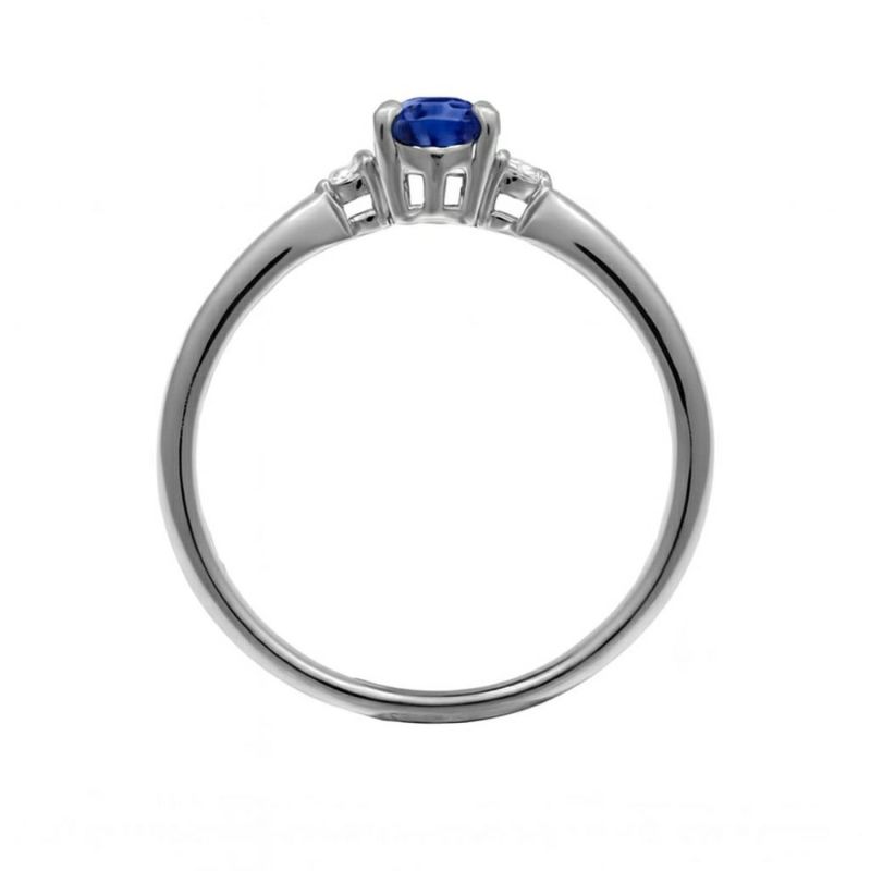 サファイヤの指輪ジュエリーリフォームｒｆｂ1484-090ｐｔｓｆ側面