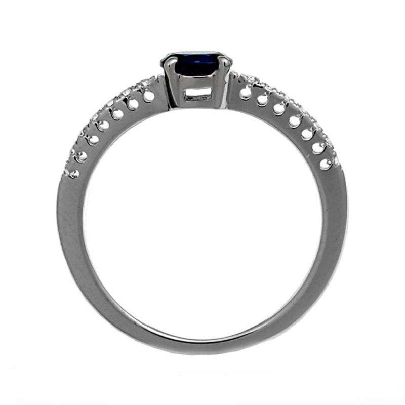 サファイヤの指輪ジュエリーリフォームｒｆｂ1459-090ｐｔｓｆ側面