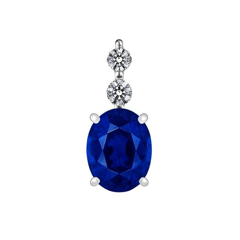 サファイヤのペンダントネックレスジュエリーリフォームｒｆｐ0572ｎ-100ｐｔｓｆ正面