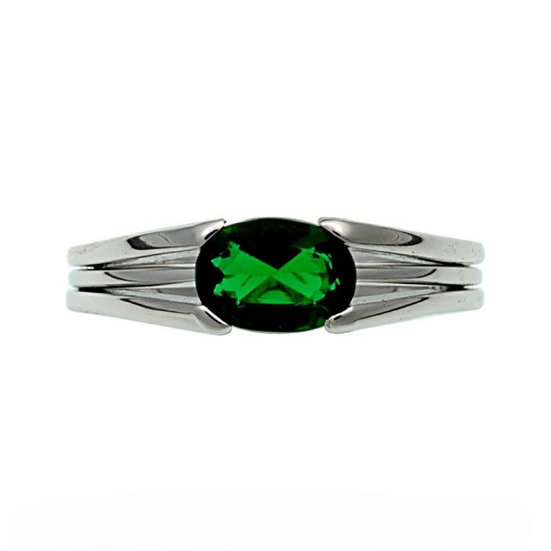 エメラルドの指輪ジュエリーリフォームrfa0509v-100ptem正面