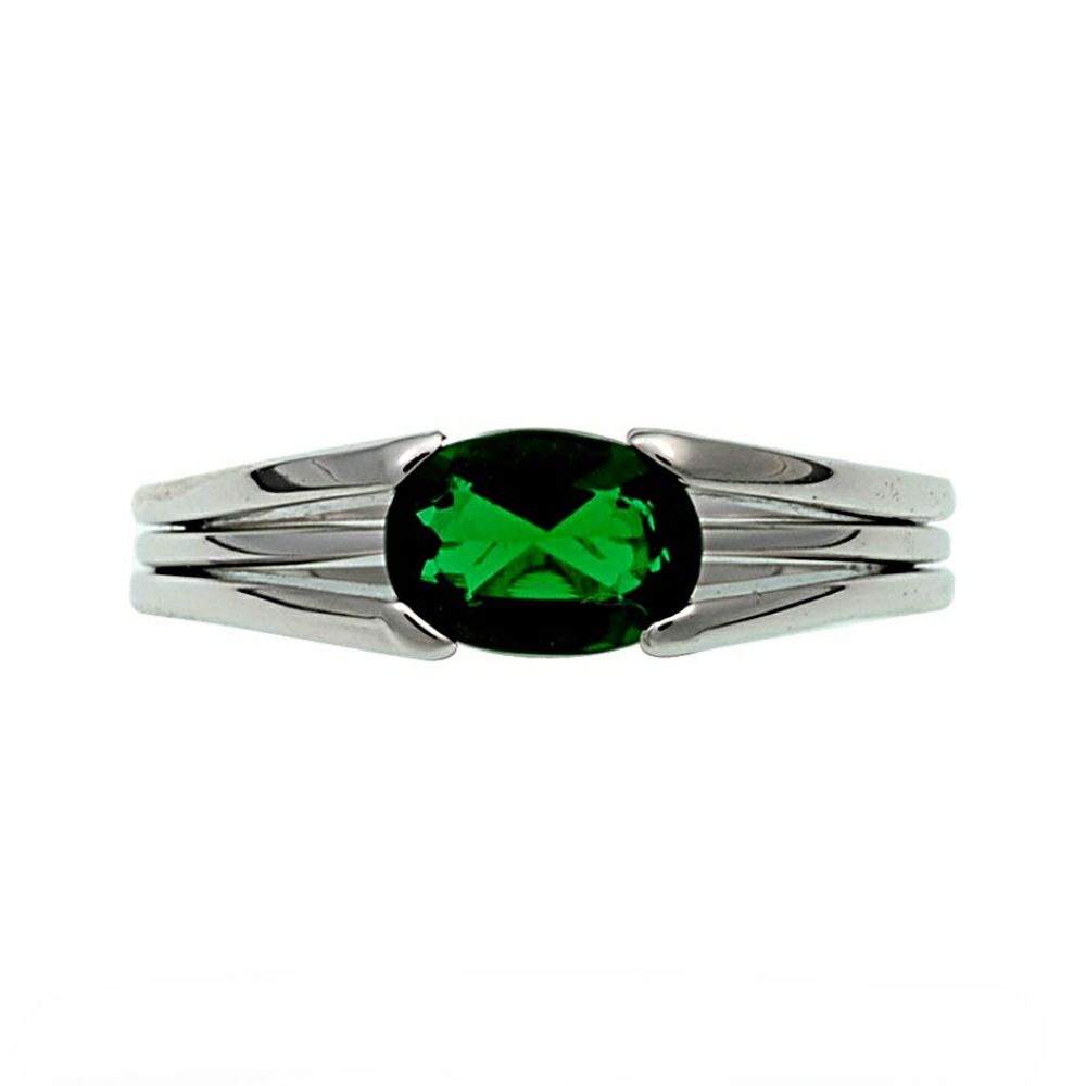 エメラルドの指輪ジュエリーリフォームrfa0509v-100ptem正面