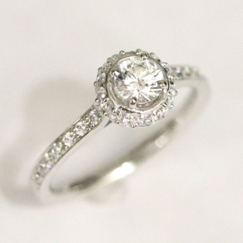 ダイヤモンド婚約指輪枠erｄｒ1218ct030pt斜め