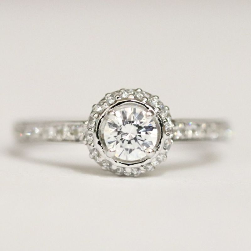 ダイヤモンド婚約指輪枠erｄｒ1218ct030pt正面