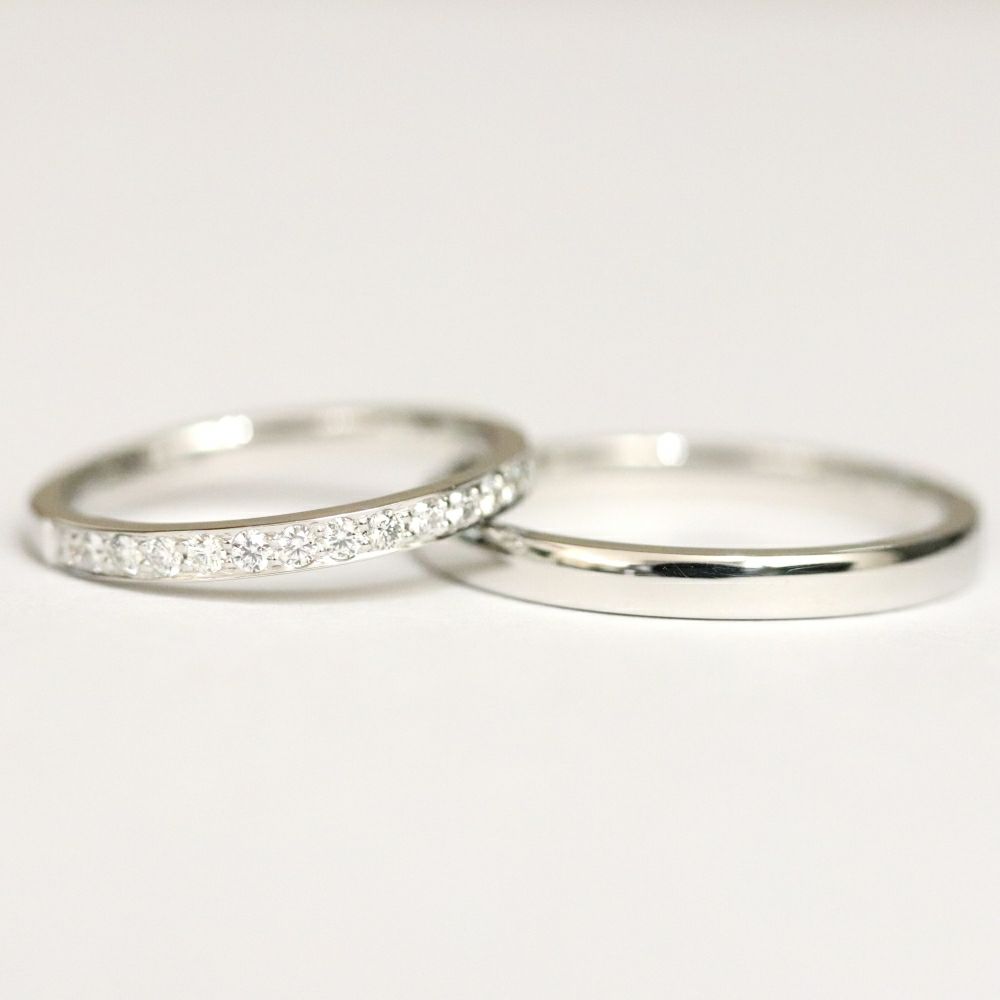 結婚指輪ハーフエタニティ結婚指輪ハーフエタニティｍｒｓ036ｐｔｍｒｓ035ｐｔペア