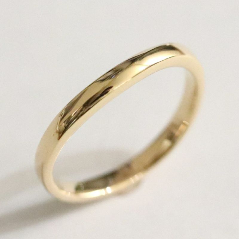 結婚指輪S字(ウェ－ブ)ラインｍｒｓ028k18pgｓ027k18pgメンズ斜め